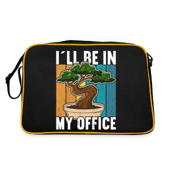 Bonsai Tree - Retro Bag - black/gold - Back