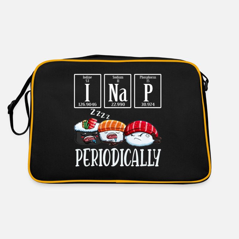 Je dors régulièrement chimiste de formule chimique disant Sac Retro