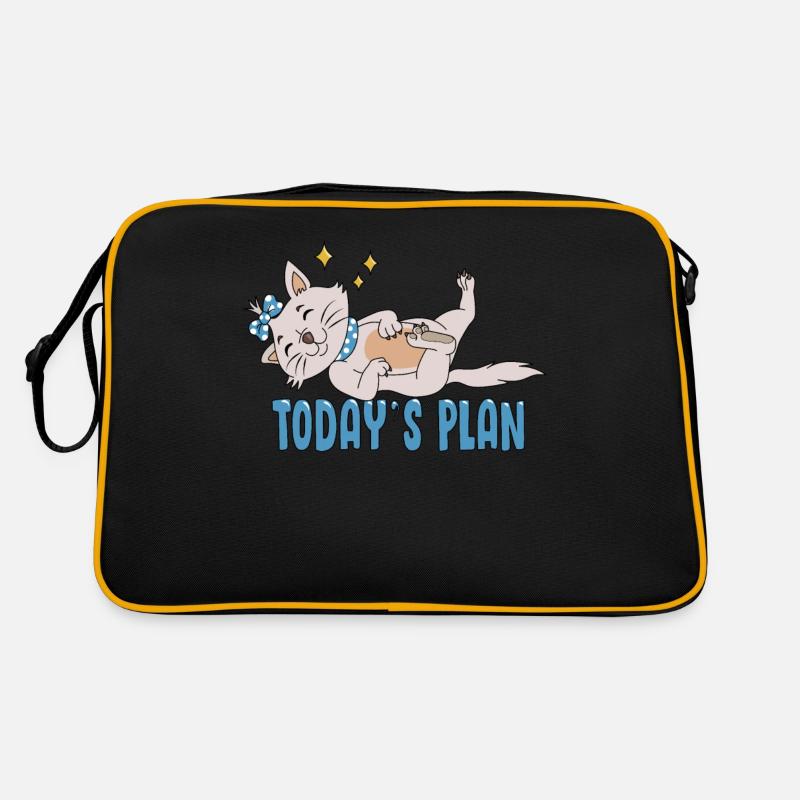 Le chat endormi veut dormir aujourd’hui Pyjama Sac Retro