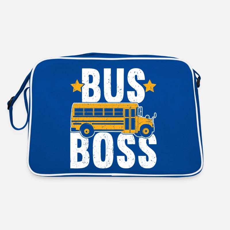 Schulbusfahrer Retro Tasche