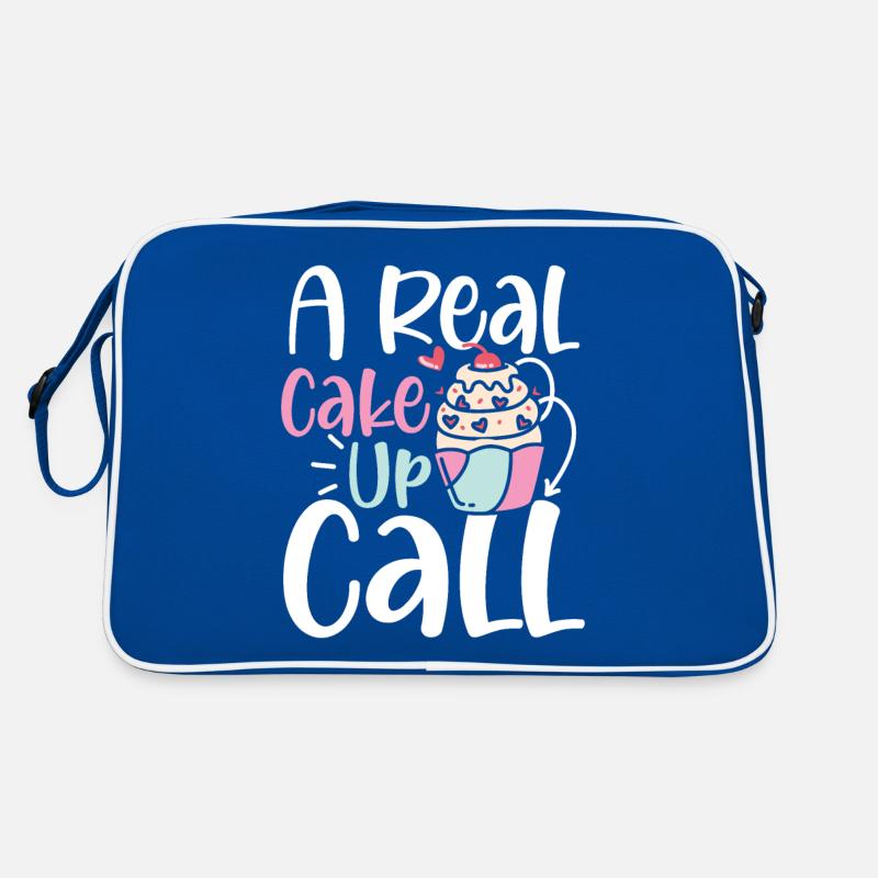 A Real Cake Up Call Retro Tasche
