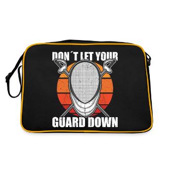 Fencer Fencing - Retro Bag - black/gold - Back