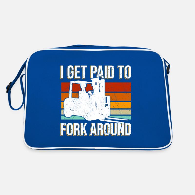 Gabelstaplerfahrer Gabelstaplerfahrer Retro Tasche