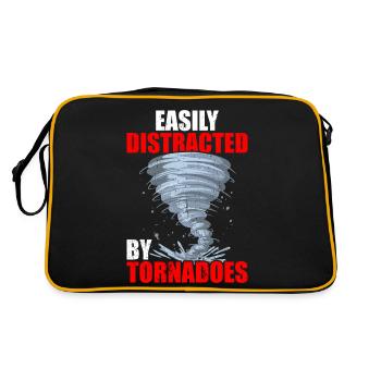 Meteorologist Meteorologists Meteorology - Retro Bag - black/gold - Back