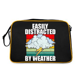 Meteorologist Meteorologists Meteorology - Retro Bag - black/gold - Back