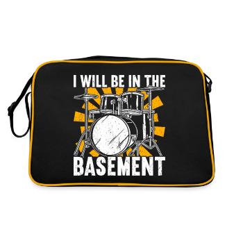Tambour Tambour Tambour Tambours Tambours - Sac Retro - noir/or - Dos