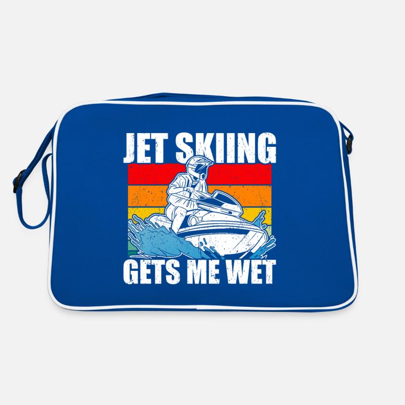 Jetski Jetski Ski fahren Retro Tasche
