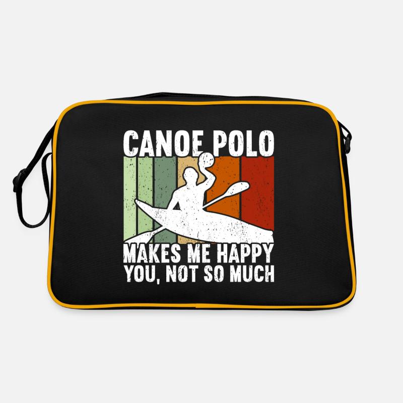 Canoe Polo - Retro Bag - black/gold