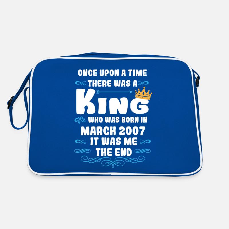 Es war einmal ein König. März 2007 Geburtstag Retro Tasche