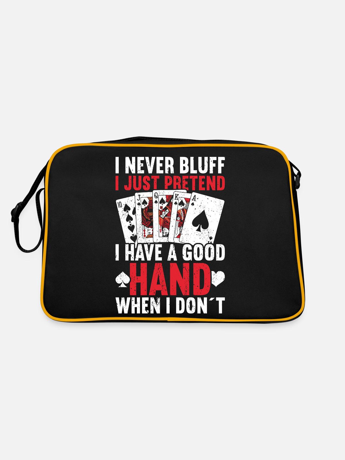 Poker - Sac Retro - noir/or - Dos