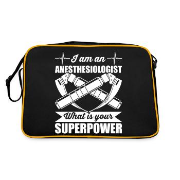 Anesthésiologie Anesthésiste Anesthésiste - Sac Retro - noir/or - Dos