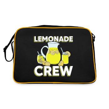 Stand de limonade citron - Sac Retro - noir/or - Dos