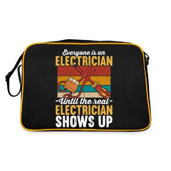 Electrician Electricians - Retro Bag - black/gold - Back