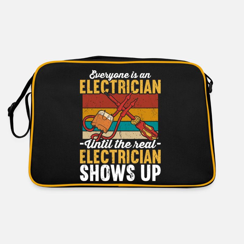 Elektriker Elektriker Retro Tasche
