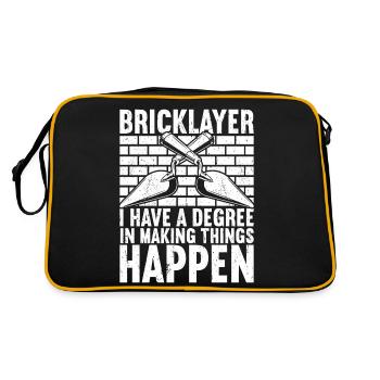 Maurer Maurer Maur - Retro Tasche - Schwarz/Gold - Hinten