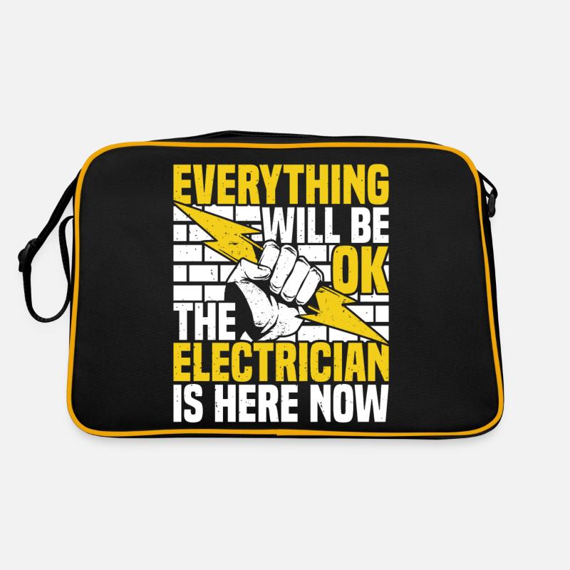 Elektriker Elektriker Retro Tasche
