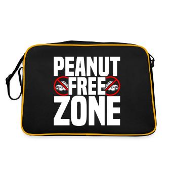 Allergie aux arachides Allergie aux noix - Sac Retro - noir/or - Dos