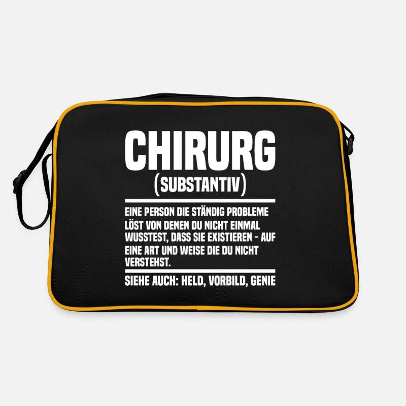 Chirurg Chirurgie Retro Tasche