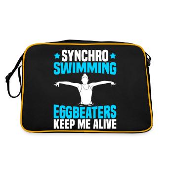 Synchronized Swimming - Retro Bag - black/gold - Back