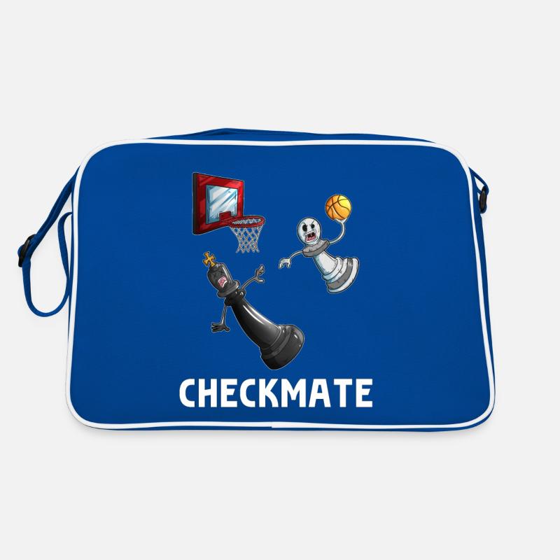 Basketball Dunking Bauer schlägt König Brettspiell Retro Tasche