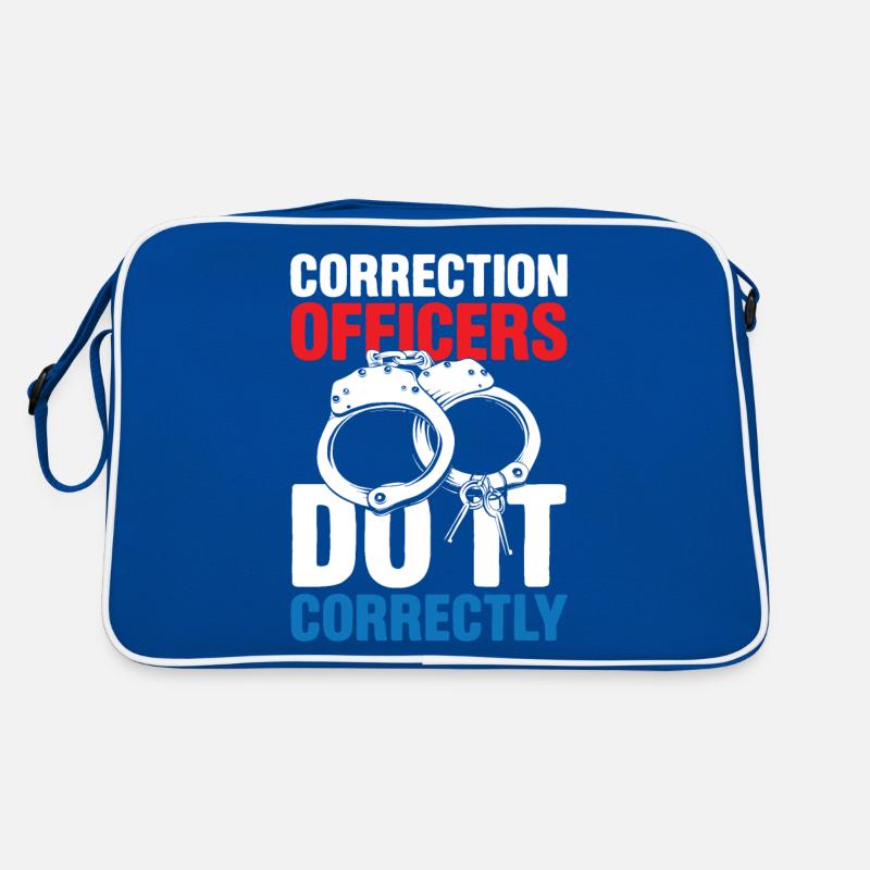 Correction Officer Do It Correctly Retro Tasche