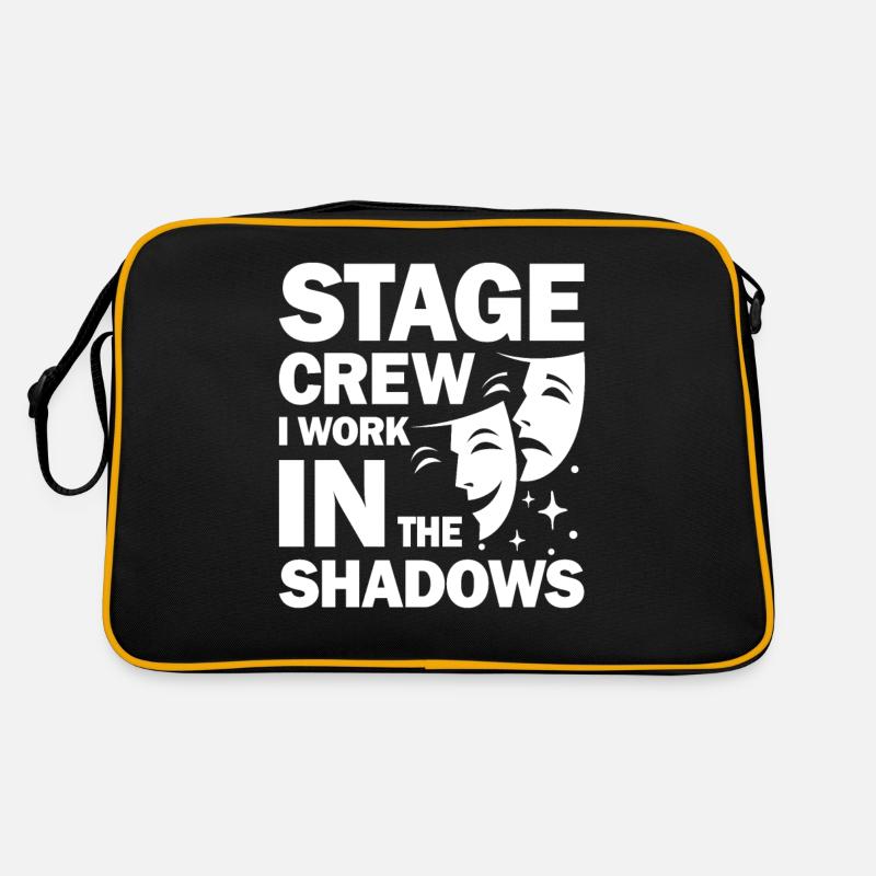 Stage Crew I Work In The Shadows Retro Tasche