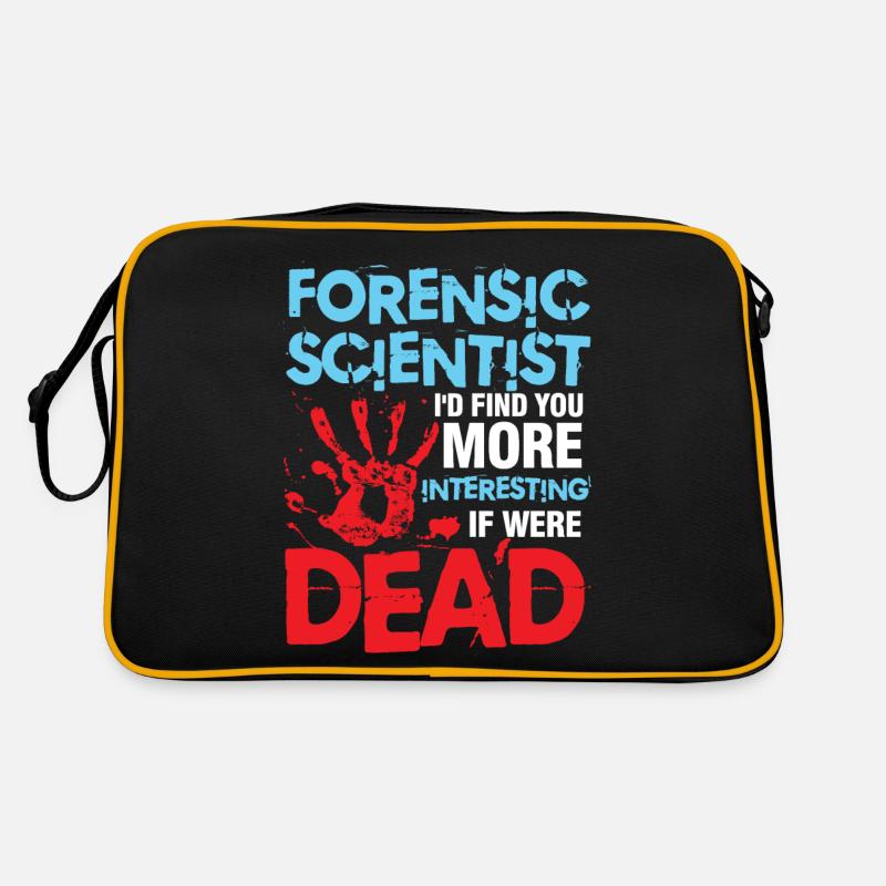 Forensic Scientist I'd Find You More Interesting Retro Tasche