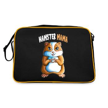 Le meilleur hamster maman du monde Hamster Lover Animaux - Sac Retro - noir/or - Dos