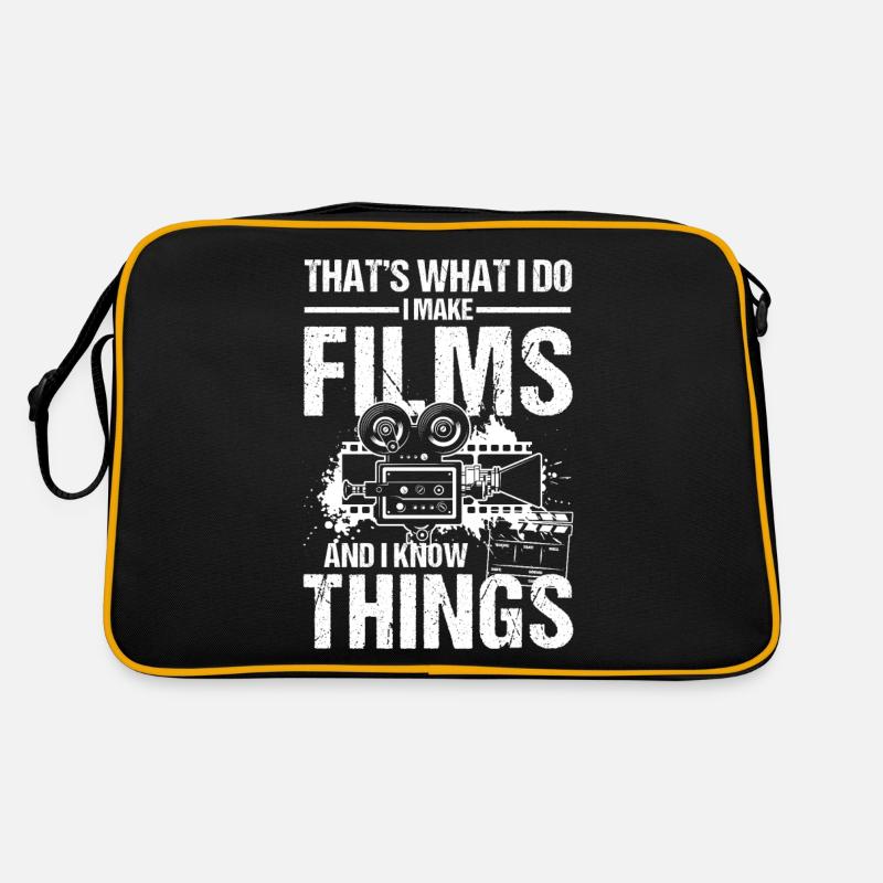 That's What I Do I Make Films And I Know Things Retro Tasche