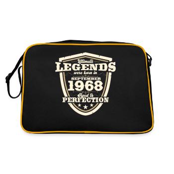 55ème Anniversaire Millésime Septembre Millésime 1968 - Sac Retro - noir/or - Dos