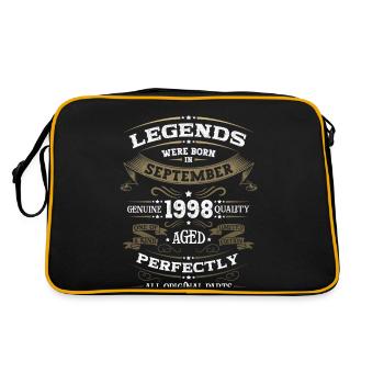 25ème anniversaire Légendaire Septembre Millésime 1998 - Sac Retro - noir/or - Dos