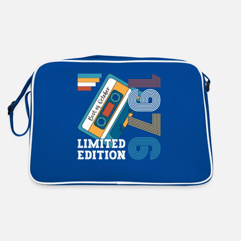 47th Birthday October Vintage 1976 Cassette Retro Bag