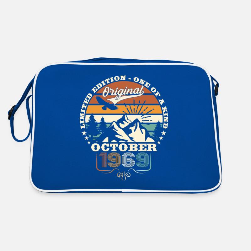 54th Birthday Original October Year 1969 Retro Bag