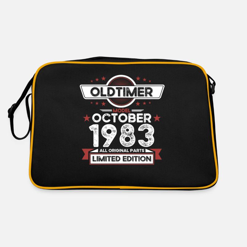 40e anniversaire Oldtimer Octobre Année 1983 Sac Retro