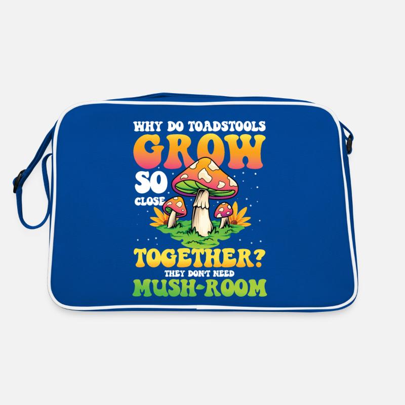 Toadstools Grow So Close Together Mush-Room Retro Tasche