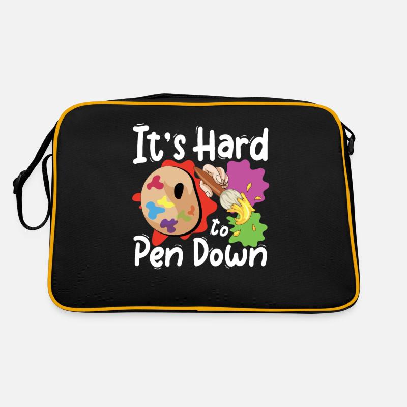 It's Hard To Pen Down Retro Tasche