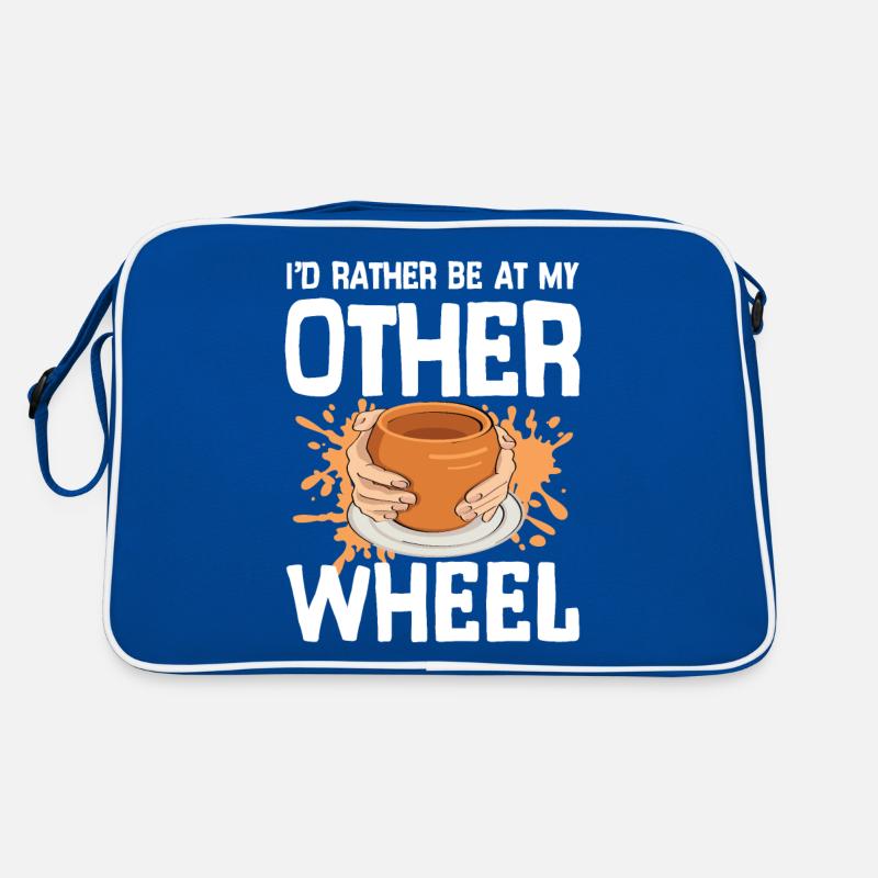 I'd Rather Be At My Other Wheel Retro Tasche