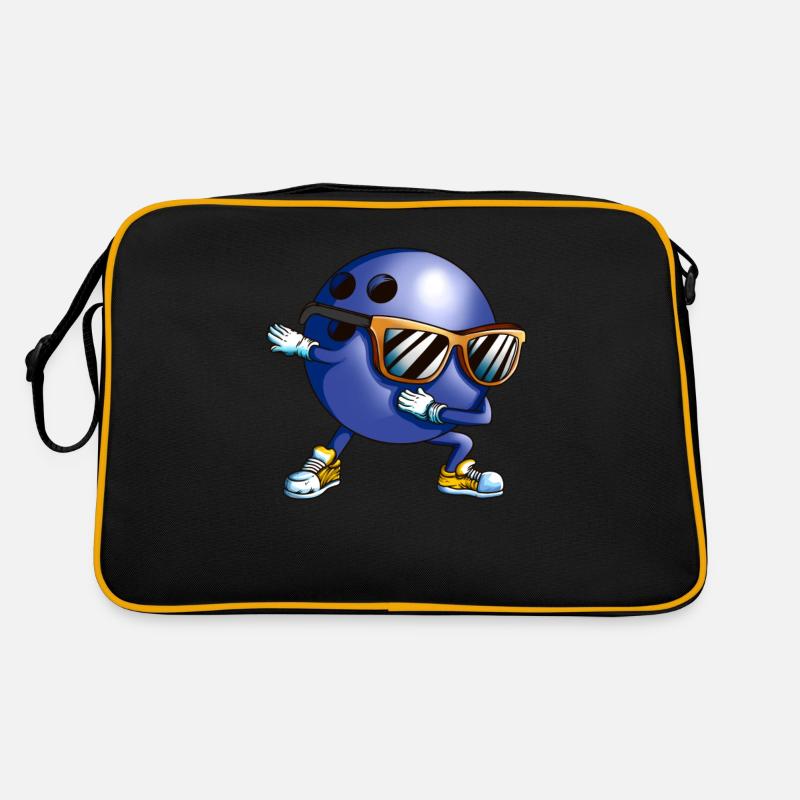 Bowling Bowling Dab Dabbing Bowler À L’intérieur Sac Retro