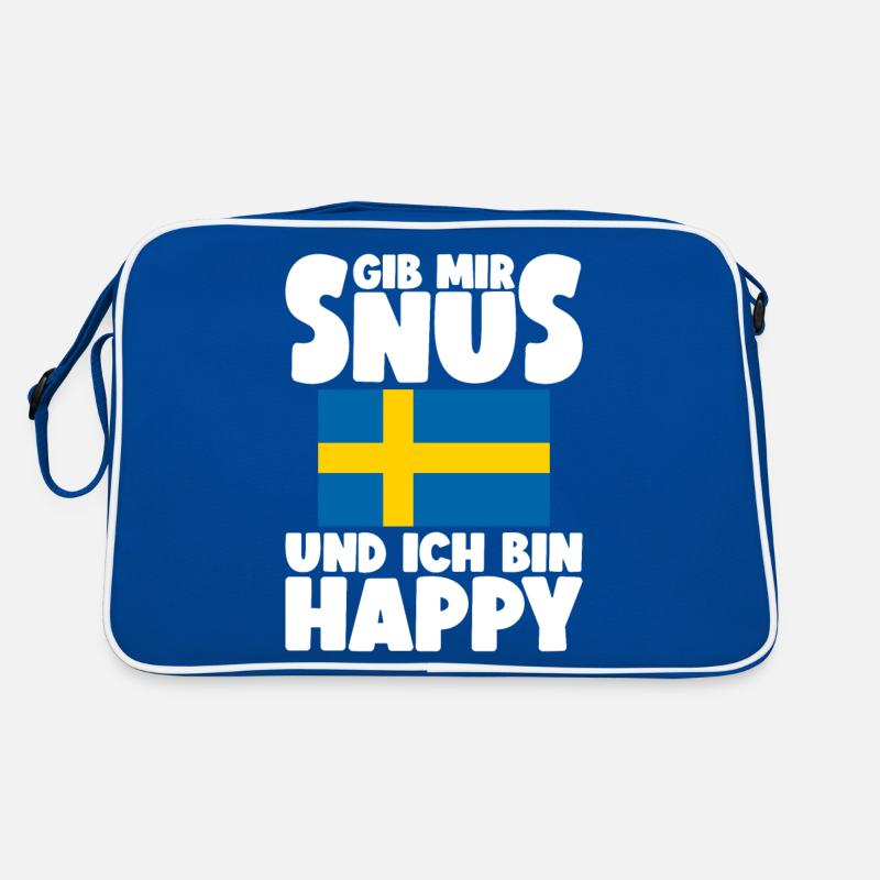 Snus Tabak Kautabak Retro Tasche