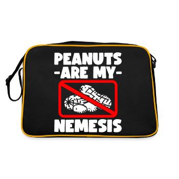 Allergie aux arachides Allergie aux noix - Sac Retro - noir/or - Dos