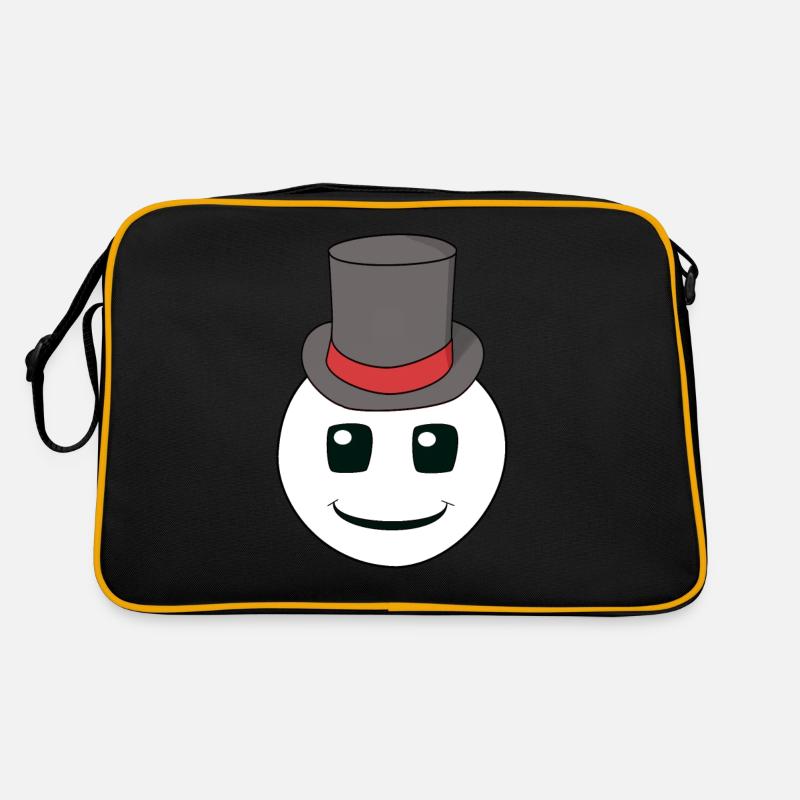 Sympathique Mignon Émotions Sentiments Visage Chapeau Sac Retro