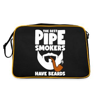 Pipe Smoking Pipes - Retro Bag - black/gold - Back