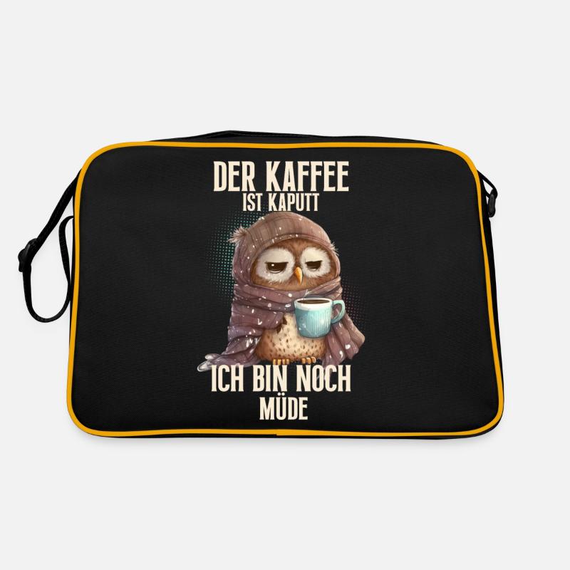 Der Kaffee Ist Kaputt Ich Bin Noch Müde Retro Tasche