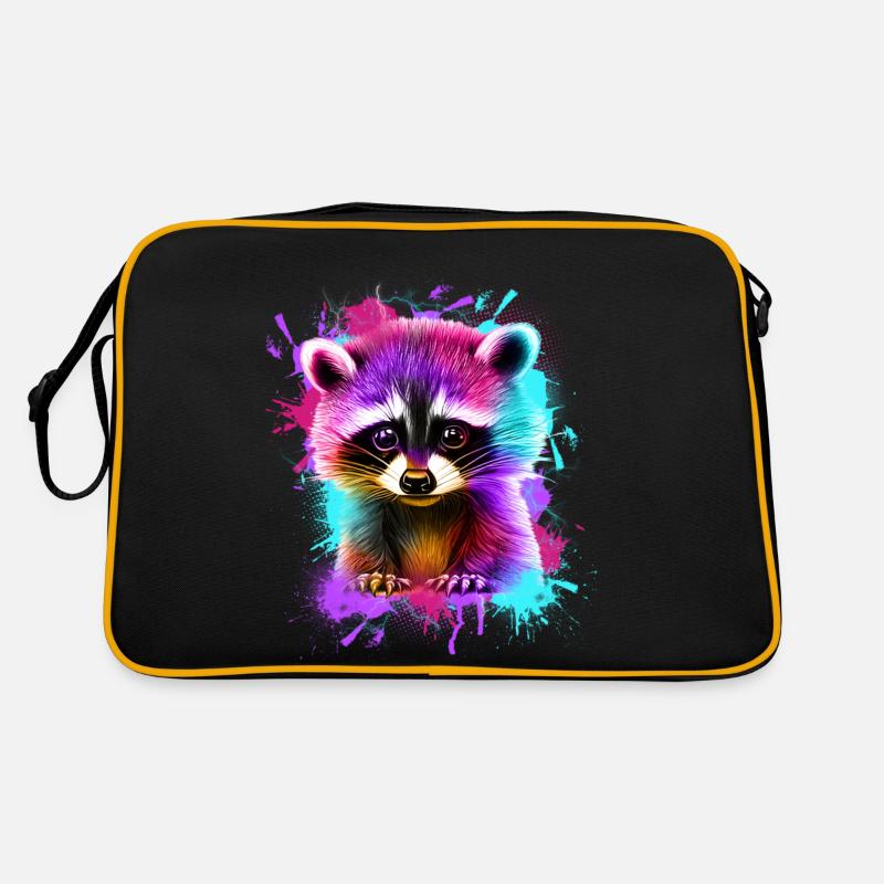 Raton laveur Sac Retro