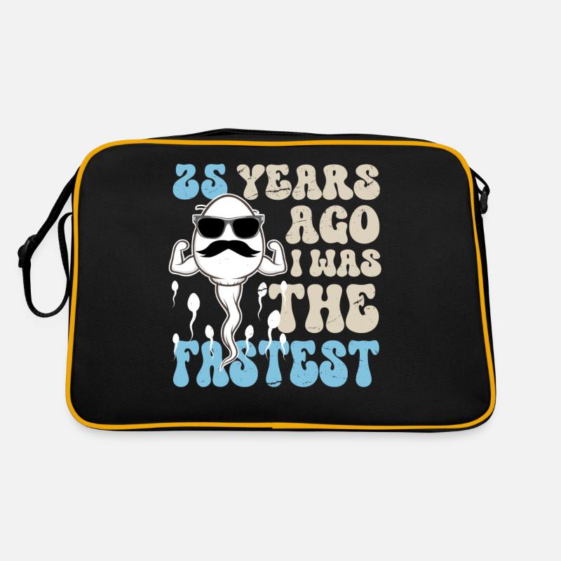Il y a 25 ans, j’étais le plus rapide. Sac Retro