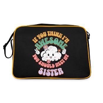 Sibling Sister - Retro Bag - black/gold - Back