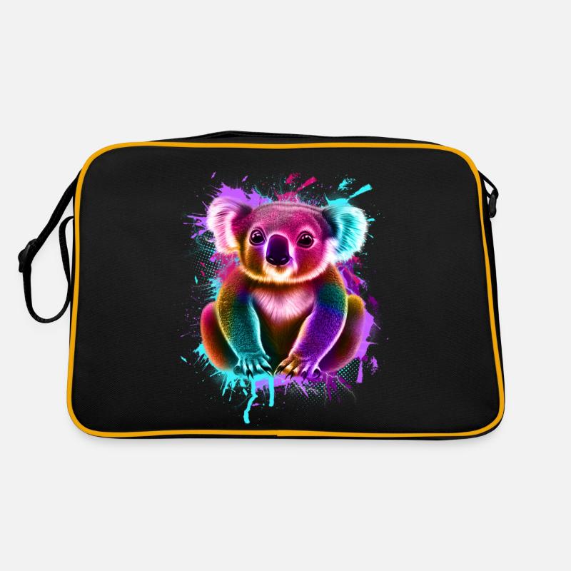 Koala Graffiti Colorful Retro Bag