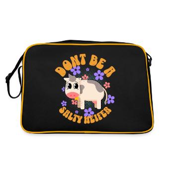 Vache Vaches - Sac Retro - noir/or - Dos