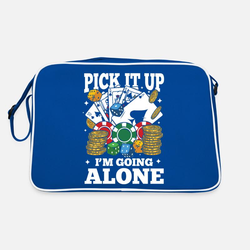 Pick It Up I'm Going Alone Retro Tasche