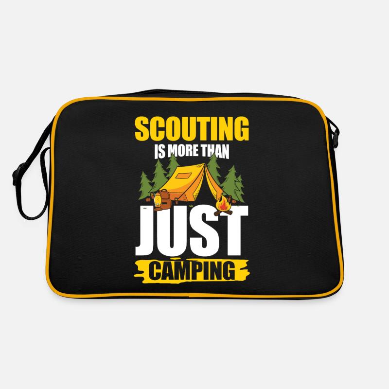 Scouting Is More Than Just Camping Retro Tasche